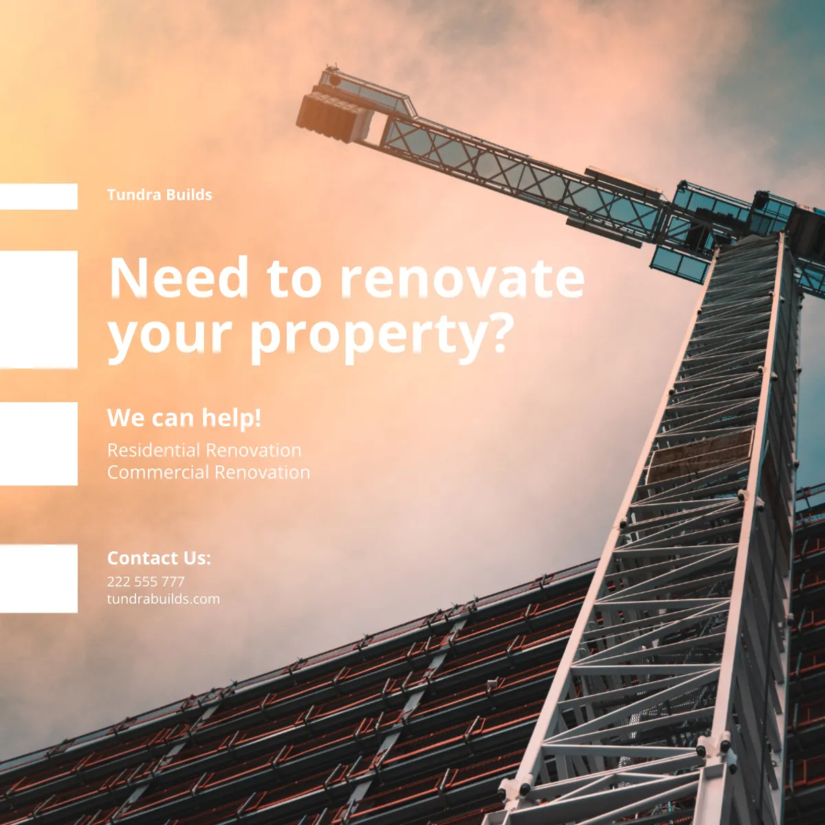 Free Construction Marketing Instagram Post Template to Edit Online