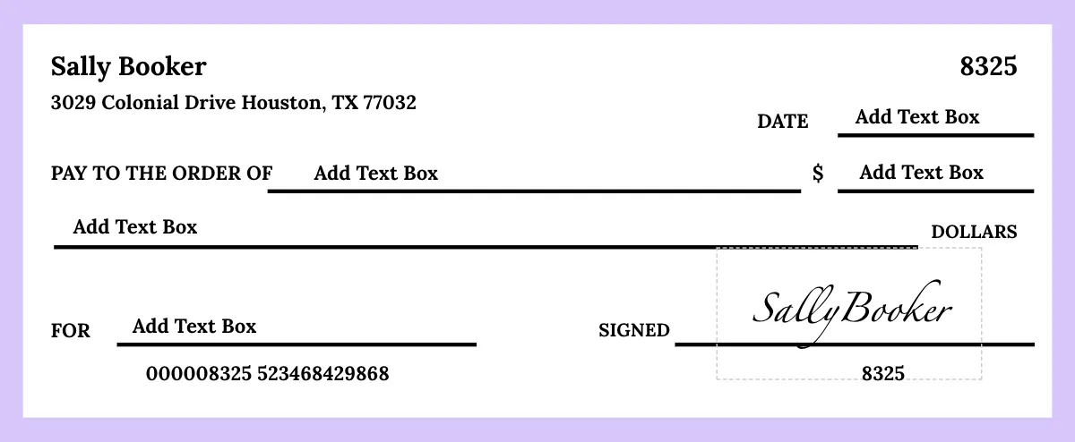 Free Payroll Designer Blank Check Template to Edit Online