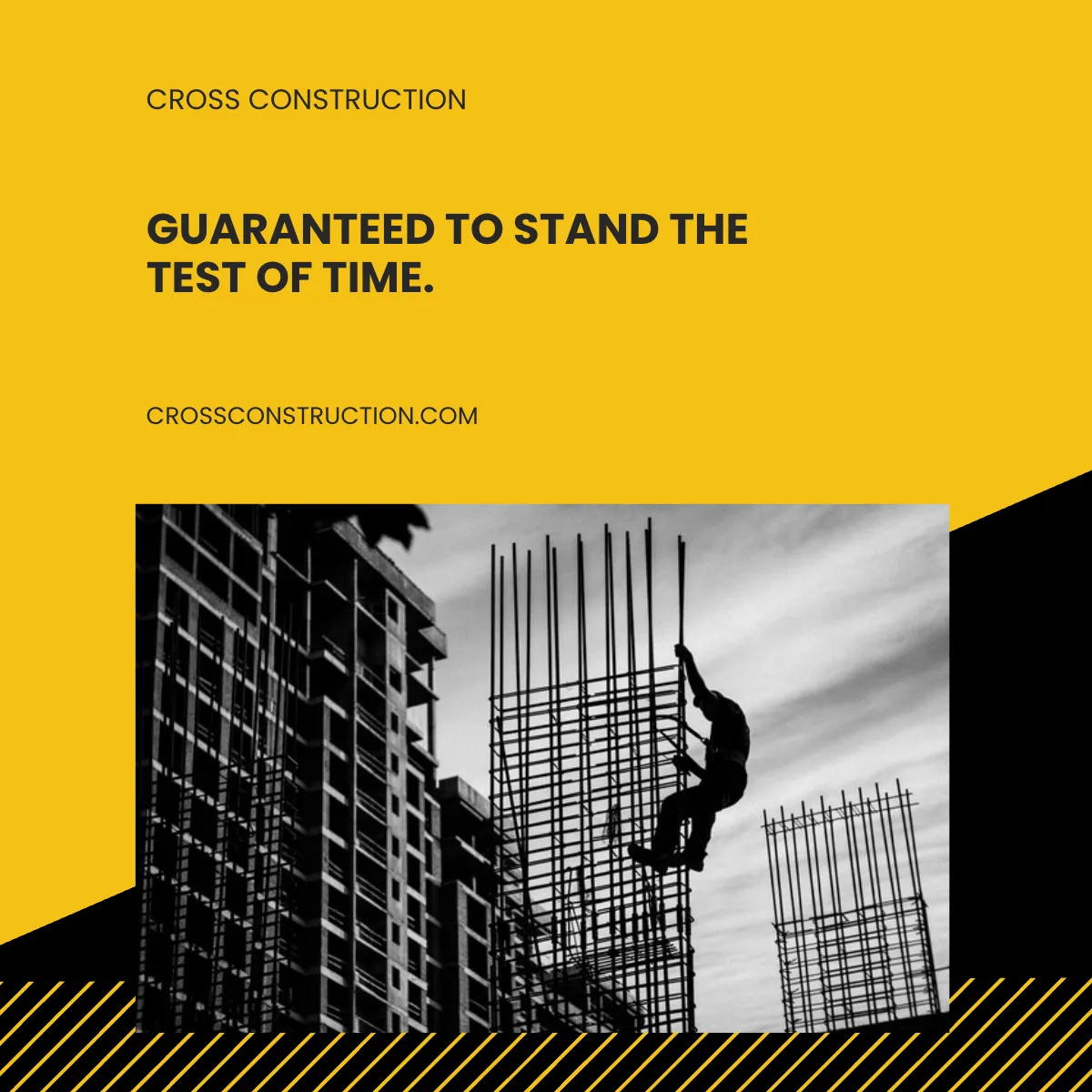Free Residential Construction Instagram Post Template to Edit Online