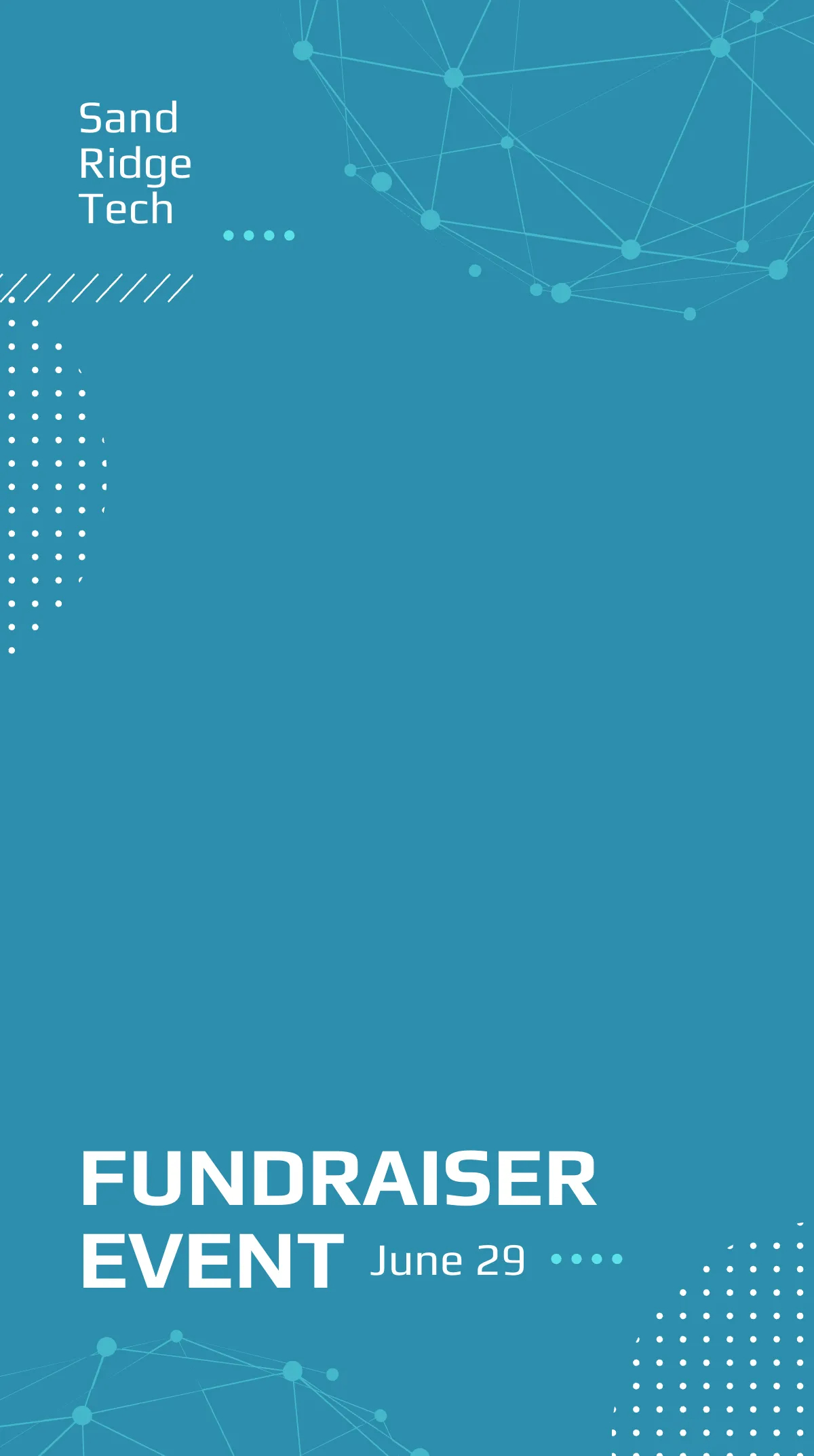 Free Startup Fundraiser Event Snapchat Geofilter Template to Edit Online