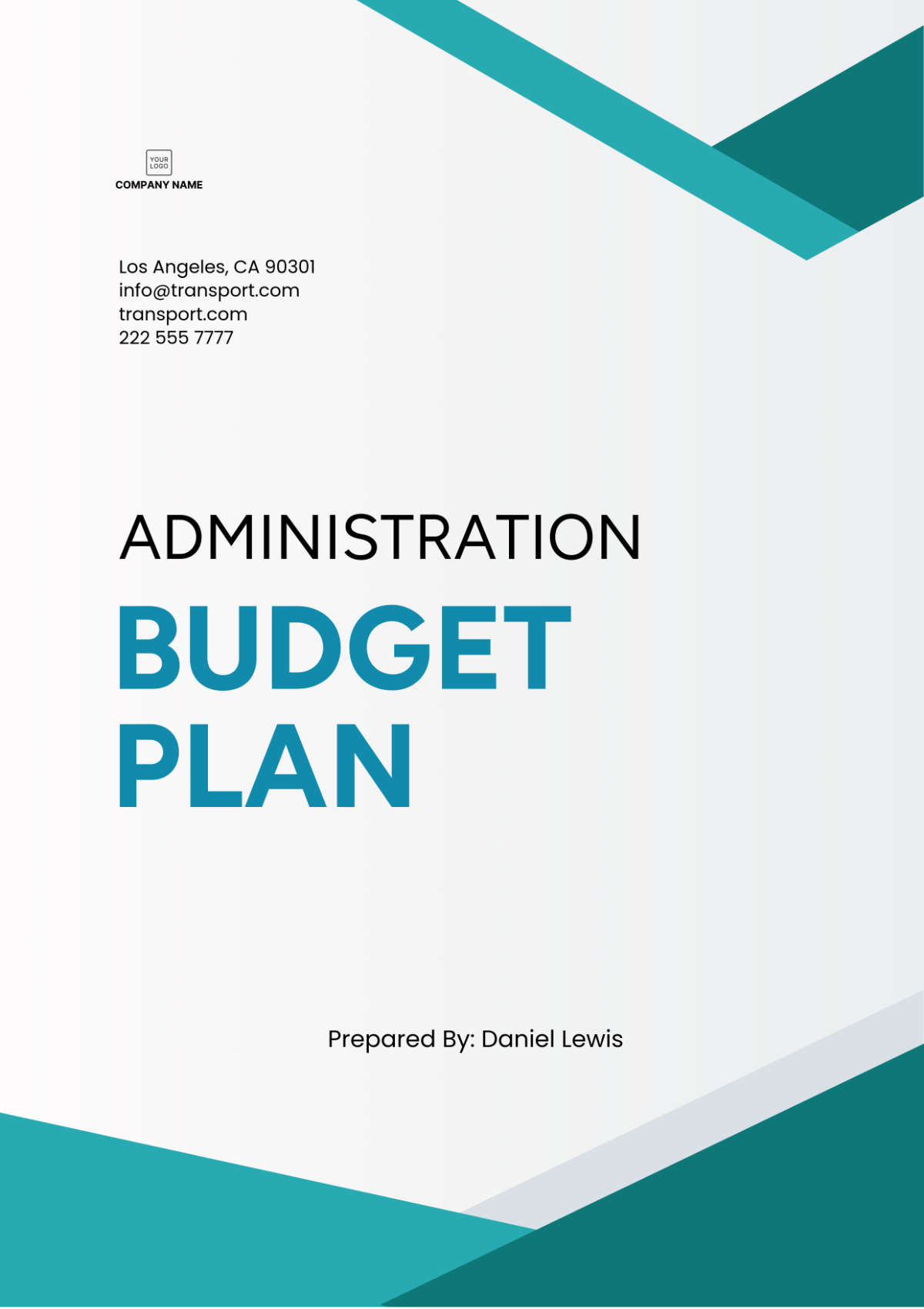 Free Administration Budget Plan Template to Edit Online