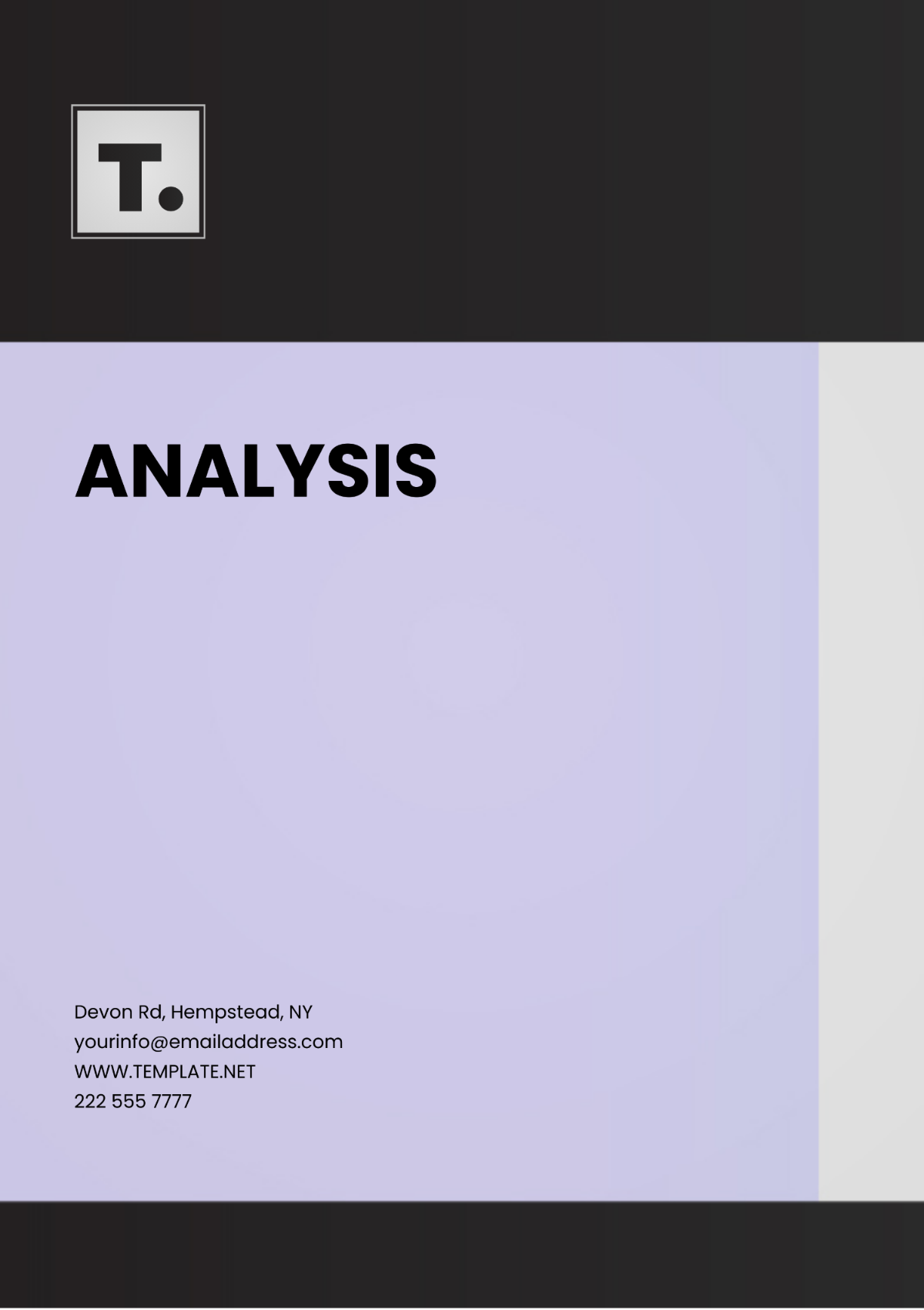 Free Analysis Template to Edit Online