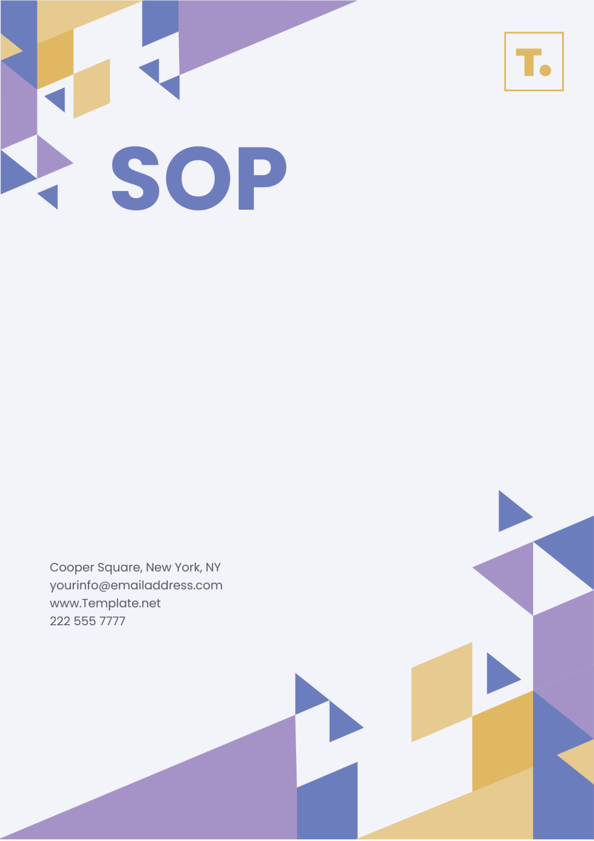 Free Design SOP Template to Edit Online