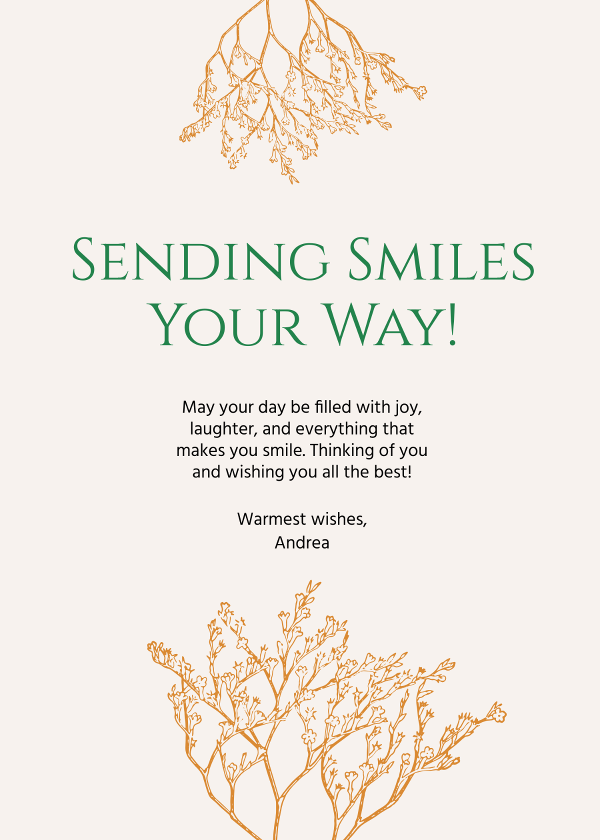 Free Card Template to Edit Online