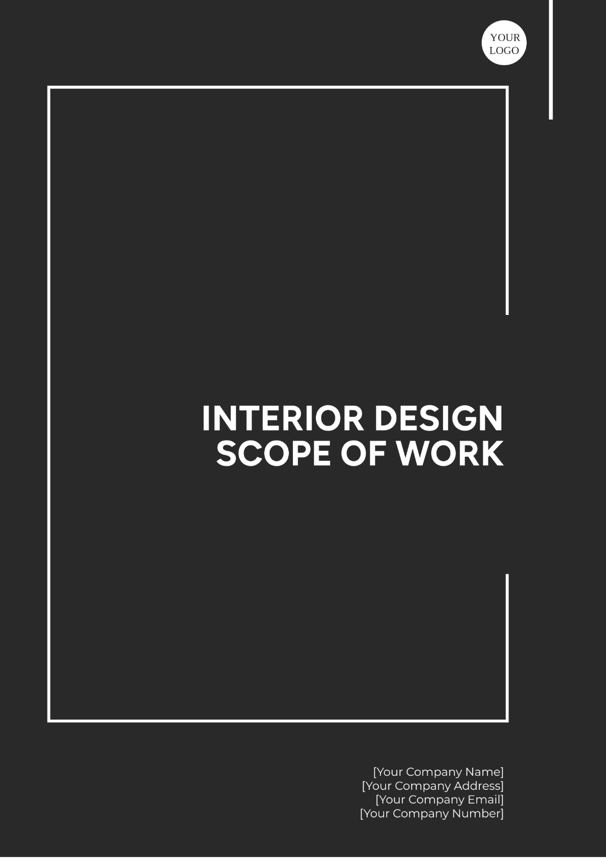 Free Interior Design Scope of Work Outline Template to Edit Online
