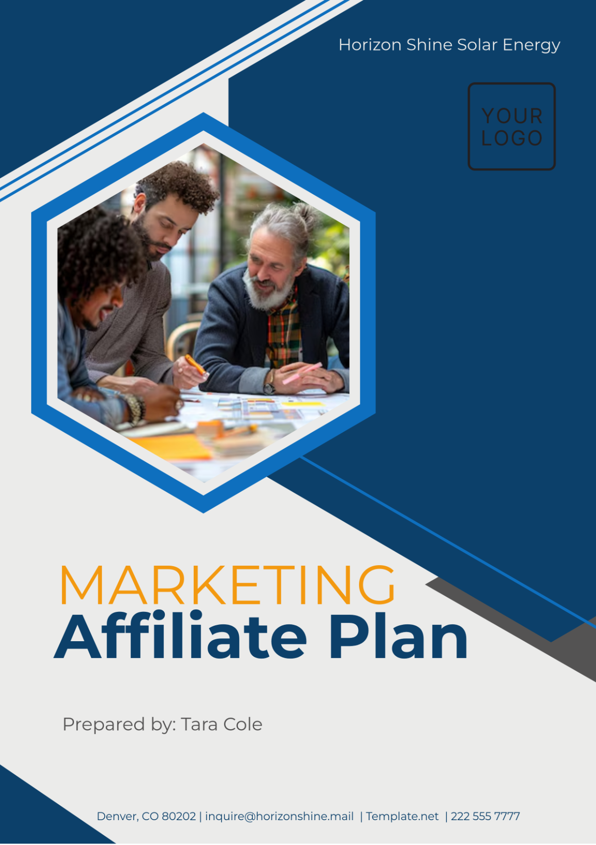 Free Marketing Affiliate Plan Template to Edit Online