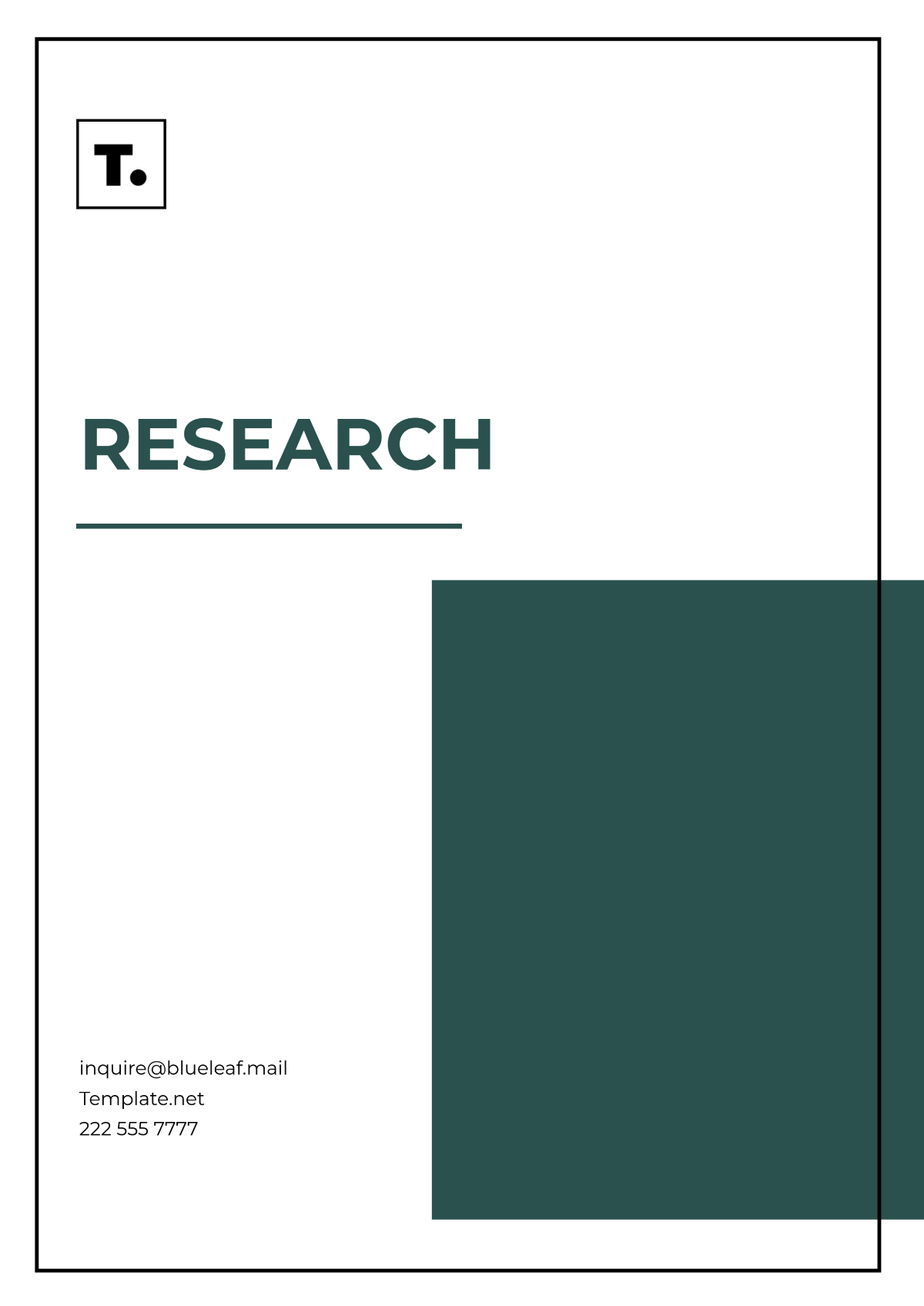 Free Research Template to Edit Online | Template.net
